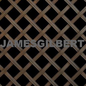 Handwoven Bronze Decorative Grille with 5mm Reeded Wire and 13mm Diamond Aperture
